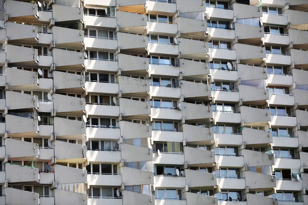 Mehrstöckiges Wohnhaus im Kölner Stadtteil Chorweiler.