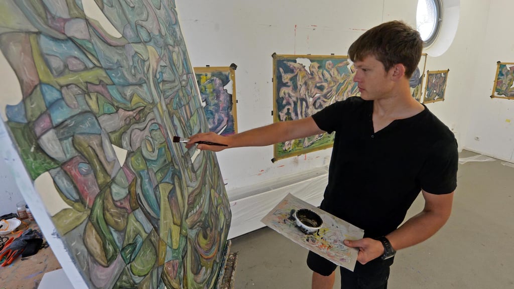 Der polnische Künstler Ziemowit Fincek nimmt dieses Jahr am Sommeratelier teil.
