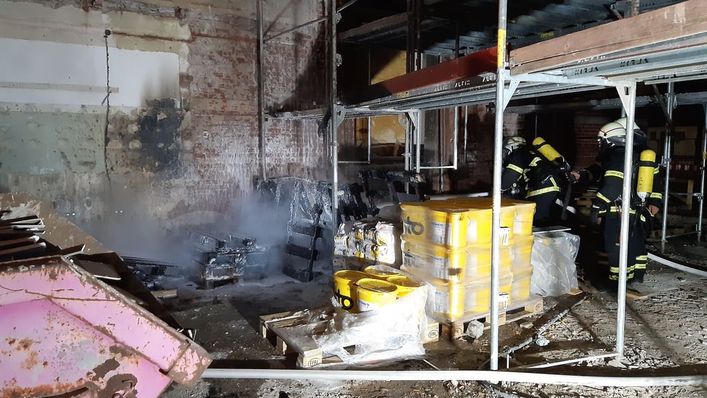 So sah der Brandort nach dem Löscheinsatz aus.