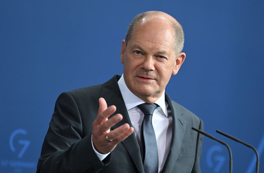Bundeskanzler Scholz freut sich sehr über den Einzug der DFB-Frauen ins EM-Finale.