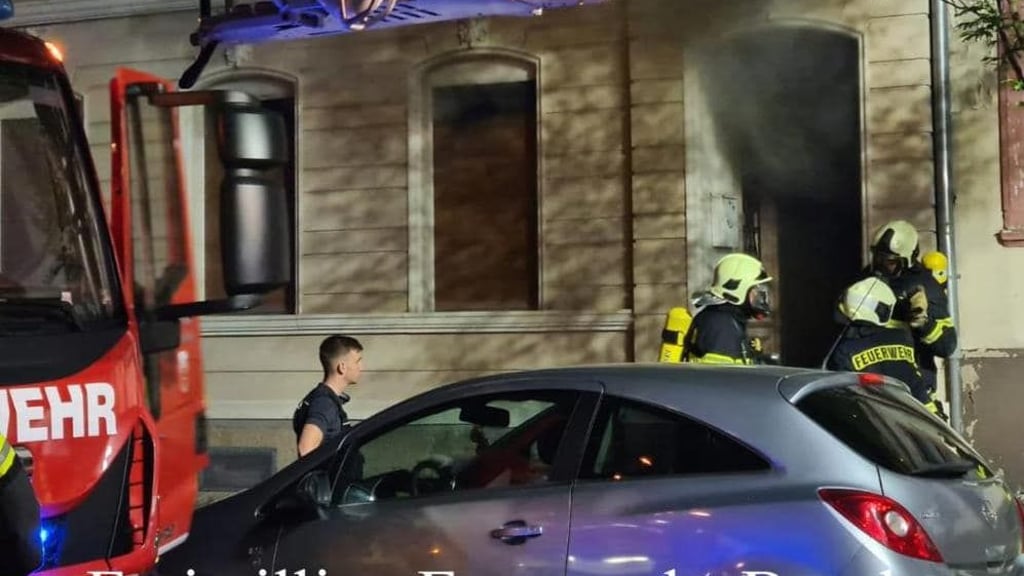 Die Feuerwehr Bernburg war in der Nacht in der Breiten Straße im Einsatz.