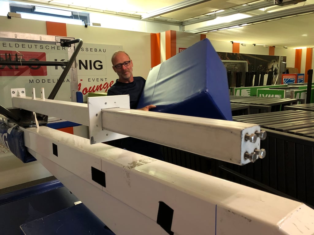 Jörg Wurche arbeitet als Techniker in der Weißenfelser Stadthalle.