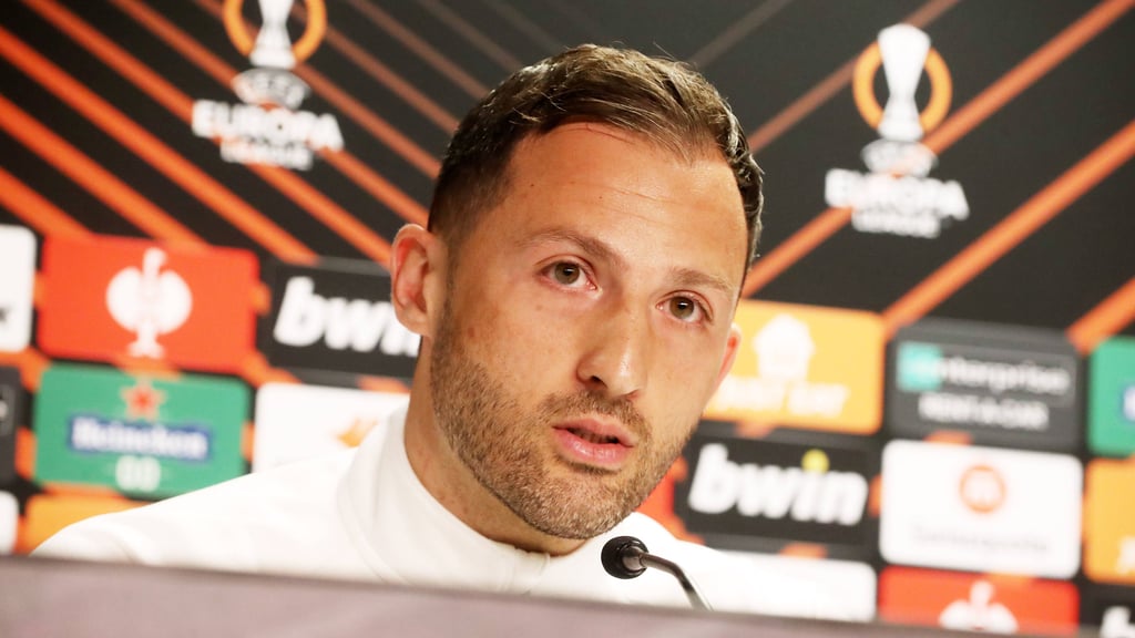 RB Leipzigs Coach Domenico Tedesco.