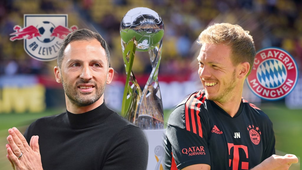 Duell der Jungstars der deutschen Trainerbranche: Domenico Tedesco gegen Julian Nagelsmann.