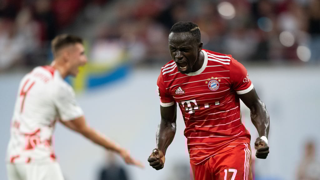 Kraftvoller Jubel: Bayerns neuer Torjäger Sadio Mané.