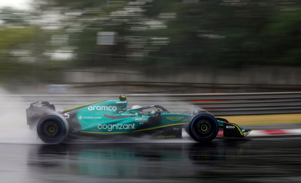 Sebastian Vettel beim letzten Training in Budapest.
