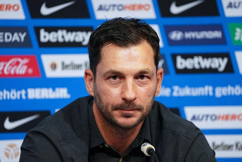 Hat ehrgeizige Pokalziele mit Hertha BSC: Trainer Sandro Schwarz.