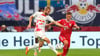 Hektisches Spiel: Konrad Laimer lieferte keine gute erste Hälfte gegen den FC Bayern.