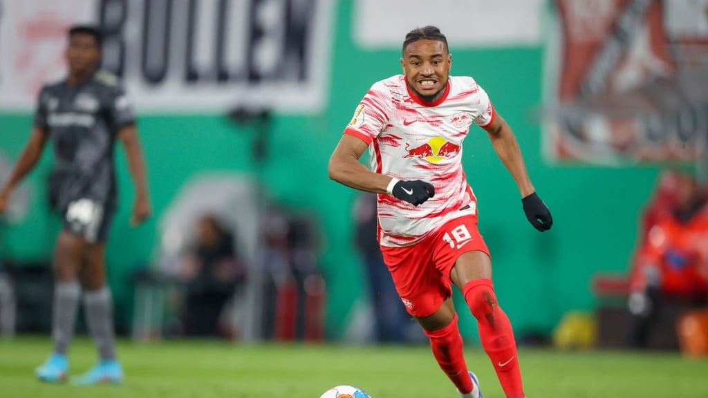 Leipzigs Christopher Nkunku wurde zu Deutschlands „Fußballer des Jahres“ gewählt.