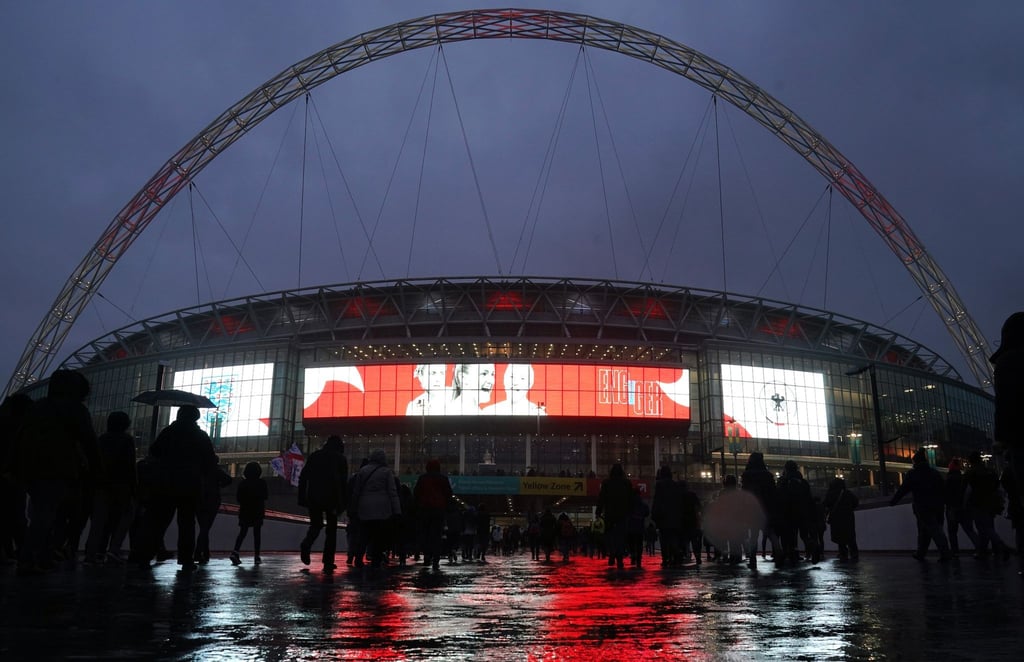Im Wembley Stadion findet das EM-Finale der Frauen zwischen England und Deutschland statt.
