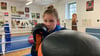 Die 19-jährige Lea Ratzka ist Deutsche Meisterin im Boxen.