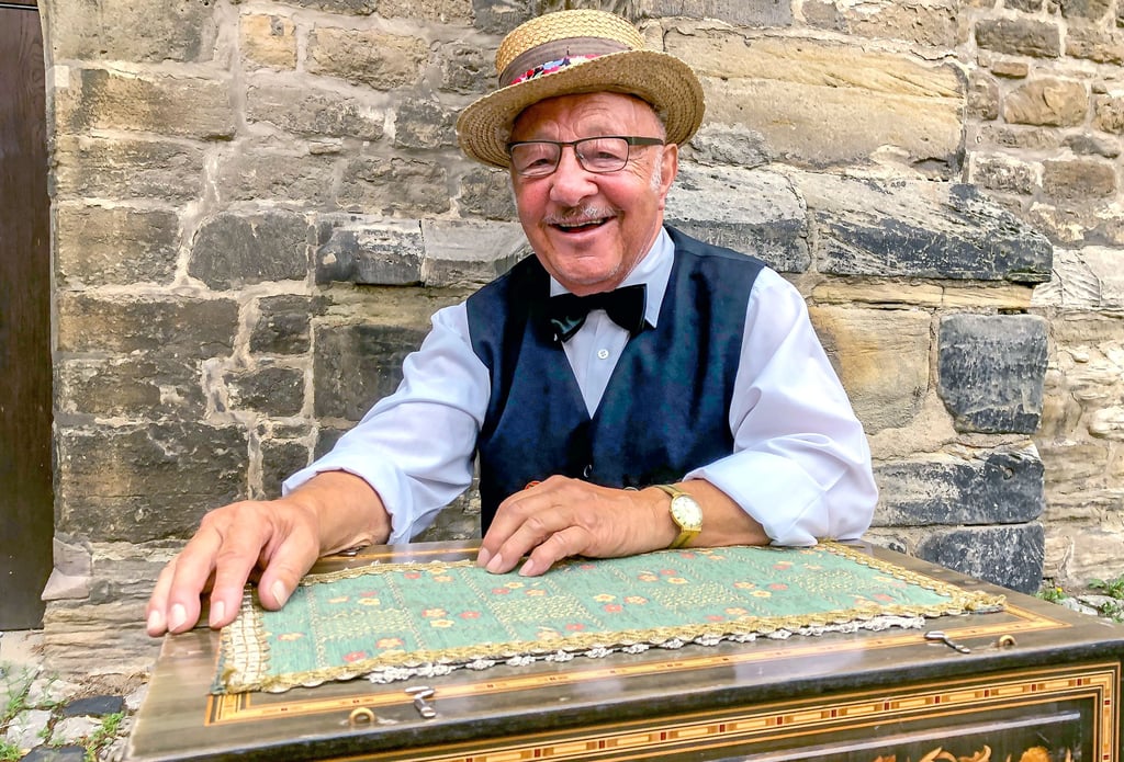 Glücklich, aber auch ein bisschen erschöpft: Hans-Joachim Mucky Bunk nach dem Konzert in der Stadtkirche