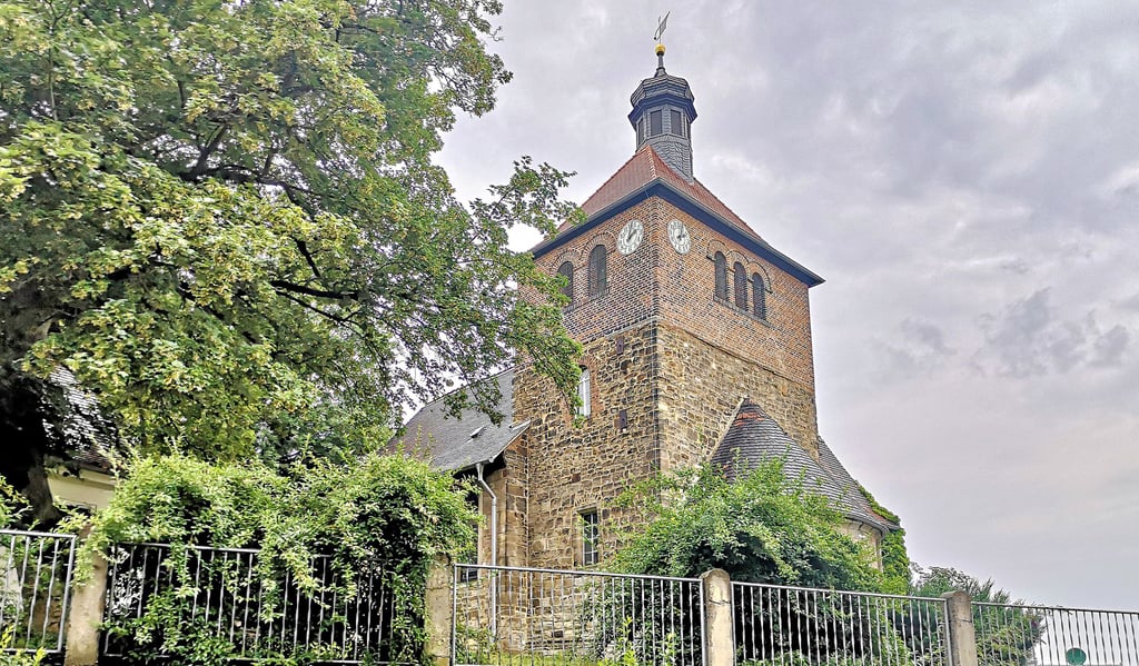 Die Kriche von Langendorf (bei Weißenfels)