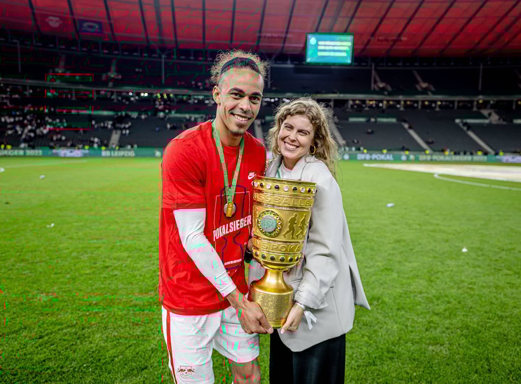 Zum Zeitpunkt des Pokalsiegs war Maria Duus hochschwanger.