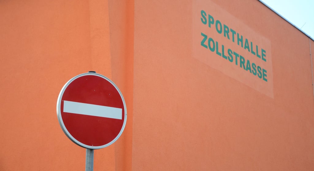 Seit Dezember 2021 ist die Sporthalle an der Zollstraße für den Spiel- und Trainingsbetrieb gesperrt.