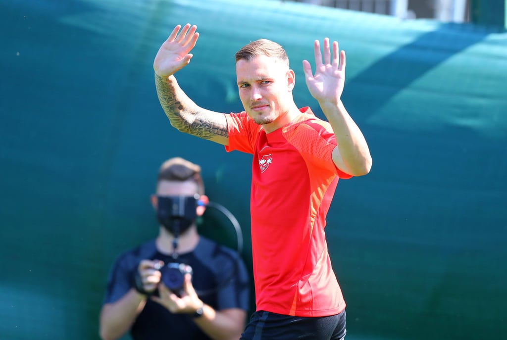 David Raum begrüßte die rund 400 Fans am Dienstag.