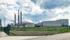  Die neue Bioabfallvergärungsanlage im Industriegebiet Bernburg. 