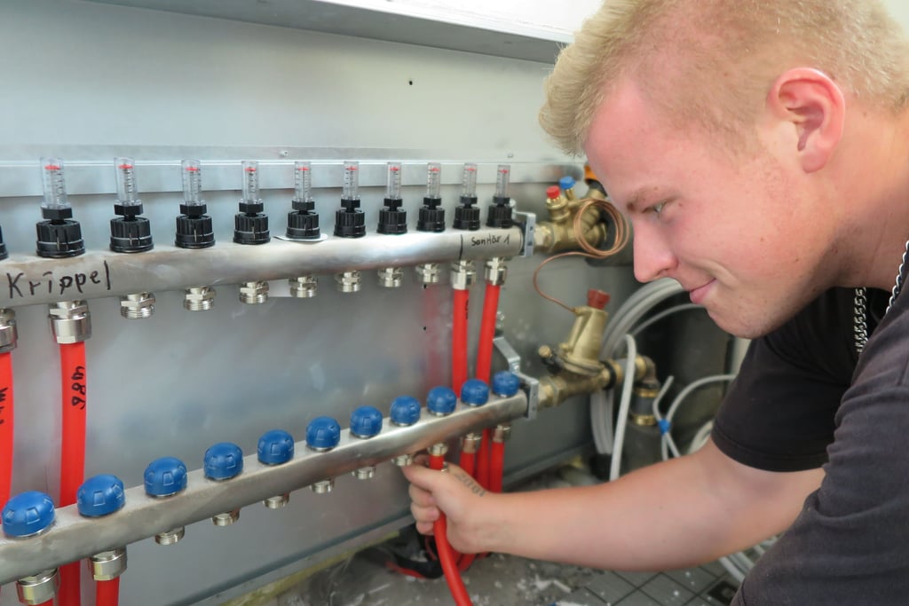 Tom Seidel bei der Arbeit