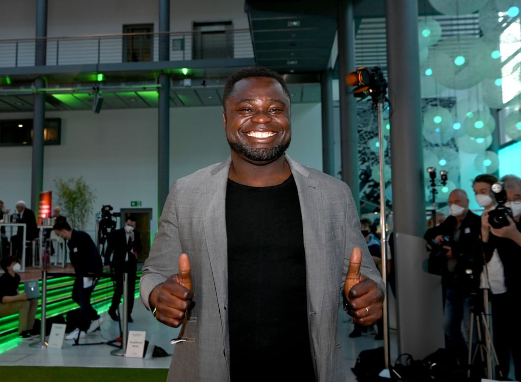 Der ehemalige Fussball-Nationalspieler Gerald Asamoah bei der Verleihung der Sepp-Herberger-Awards 2022.