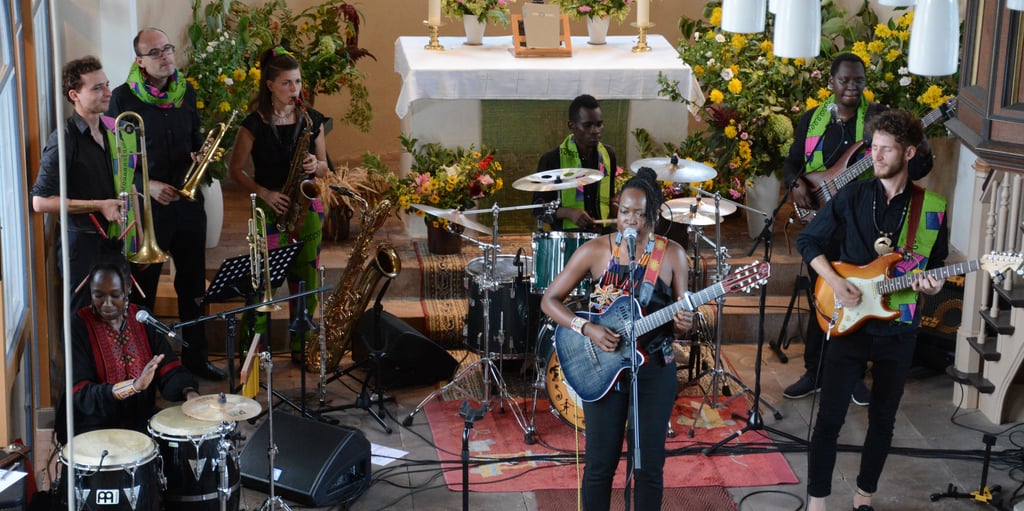 Begeisterte das Publikum: die Nina Ogot Band.