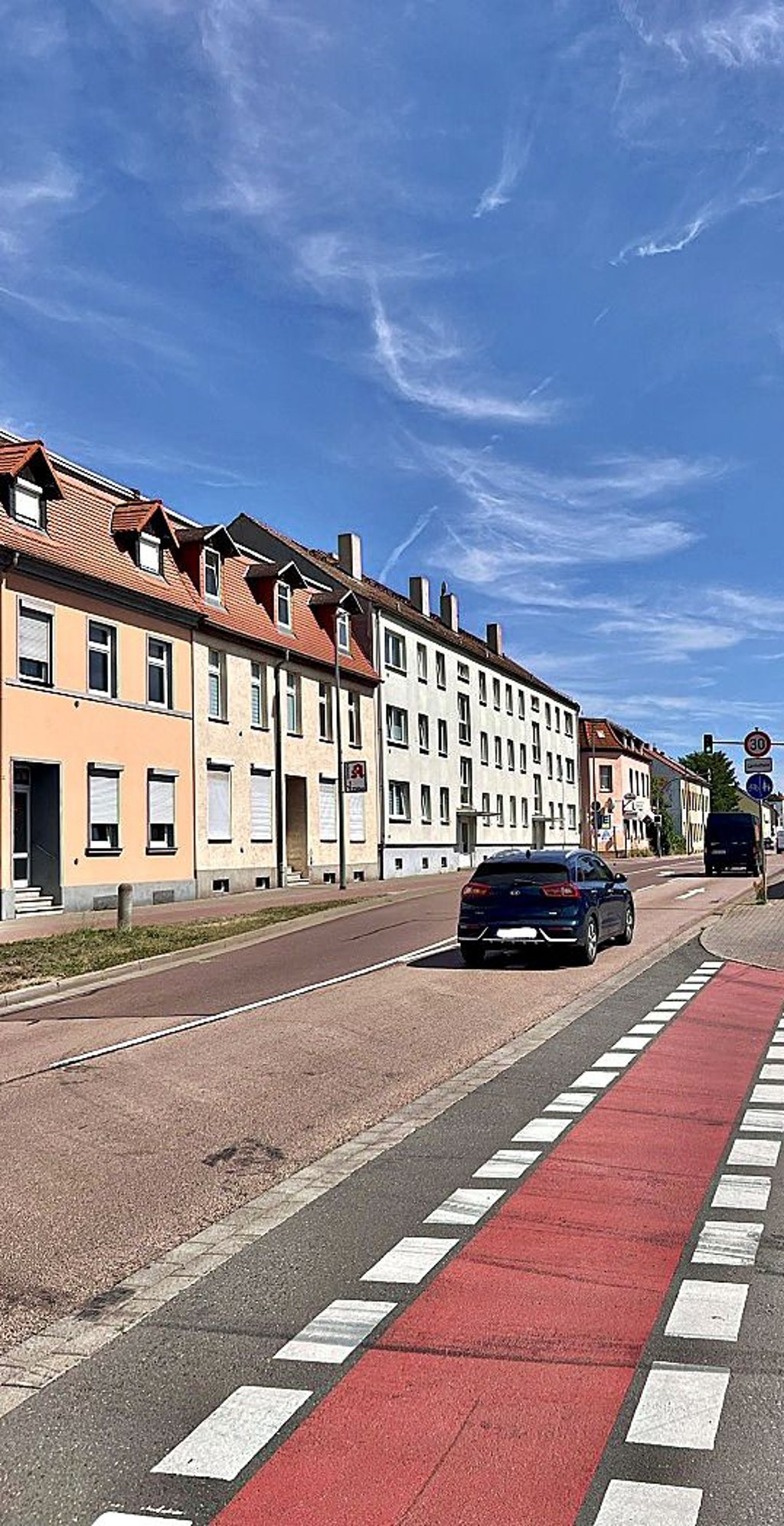 Auf der Magdeburger Straße in Roßlau stehen Bauarbeiten an.