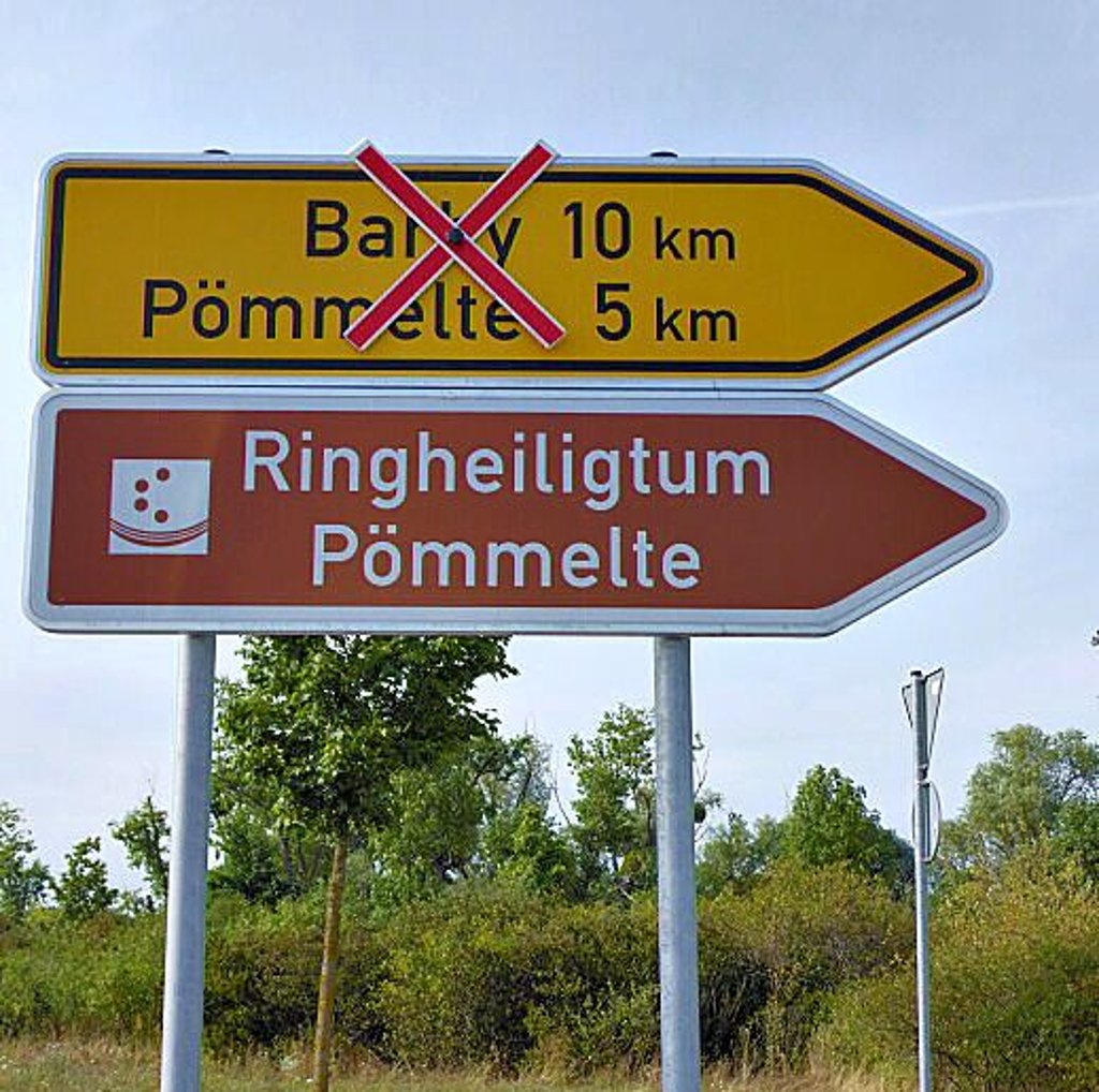 Unkorrekte Sperrschilder wie dieses provozieren nicht selten, es mal zu versuchen.