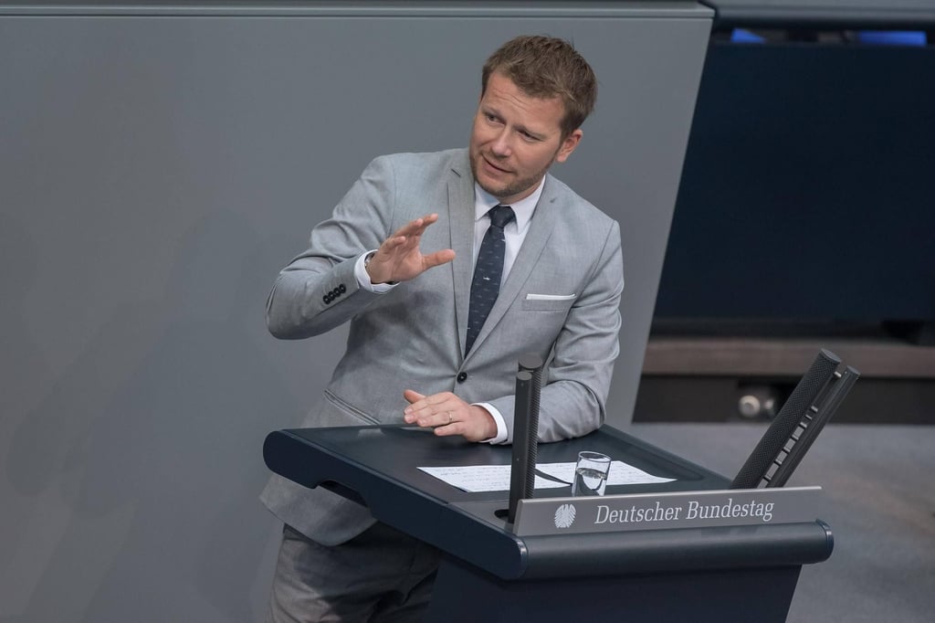 Christoph Bernstiel (CDU) als Abgeordneter 2019 im Bundestag. In Halle steht er jetzt unter Druck.