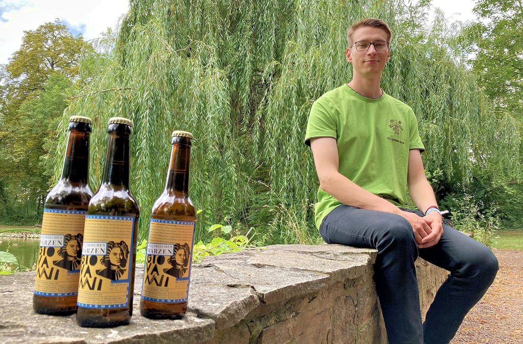 Als Student hat Johannes Jeske das Bach-Bier „Giovanni“ mit entwickelt. Für die diesjährigen Bachfesttage wurde es erneut gebraut.