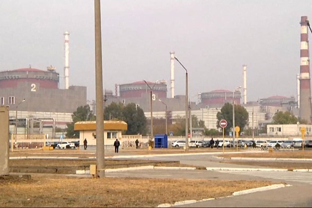 Das Kernkraftwerk Saporischschja: Ein Block des Akw musste teilweise abgeschaltet werden.
