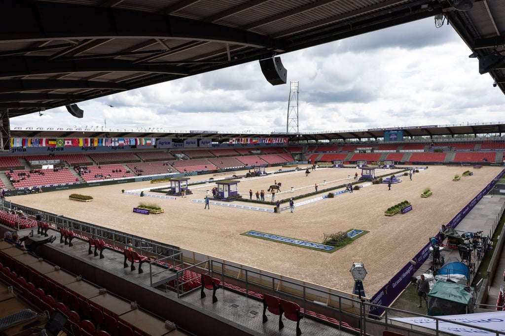 Das Stadion des FC Midtjylland in Herning wurde für den Pferdesport hergerichtet und für die WM in Stutteri Ask Stadium umbenannt.