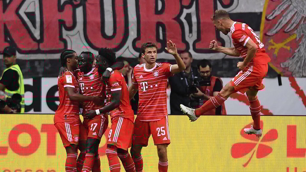 Die neue Offensive des FC Bayern München zeigte auch in Frankfurt wieder ihre Extraklasse.