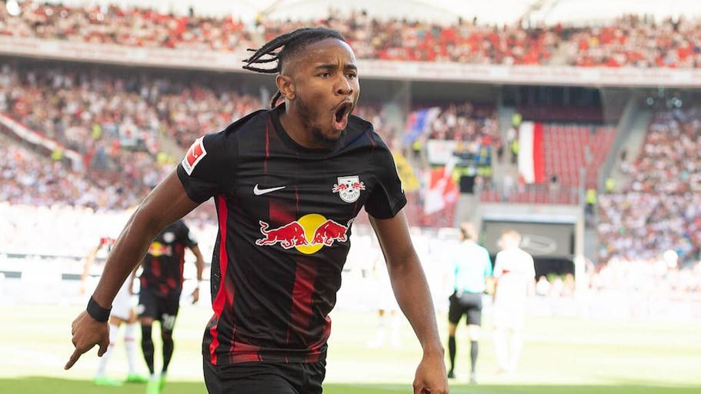 Erzielte in Stuttgart den 400. Vereinstreffer für RB Leipzig: Christioher Nkunku
