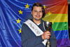 Ein Jahr lang trägt Benjamin Wöhl aus Magdeburg nun den Titel „Miss*ter CSD Sachsen-Anhalt“.