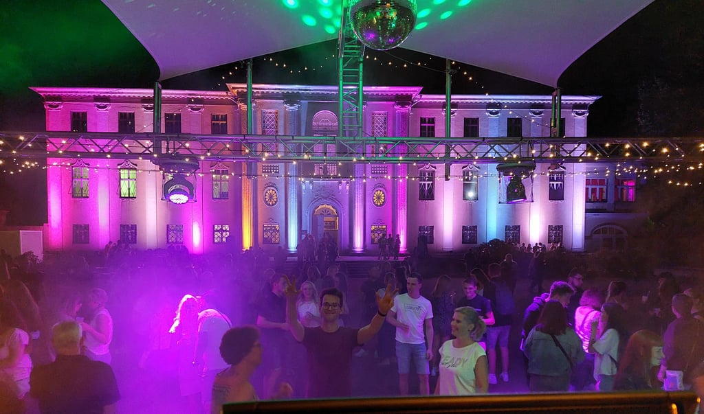 Schlosslichtfest 2021 in Tangerhütte.
