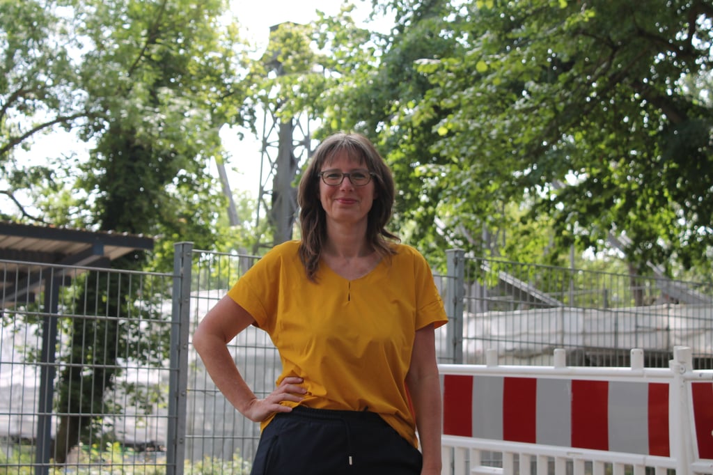 Die hallesche Grünen-Fraktionsvorsitzende Melanie Ranft