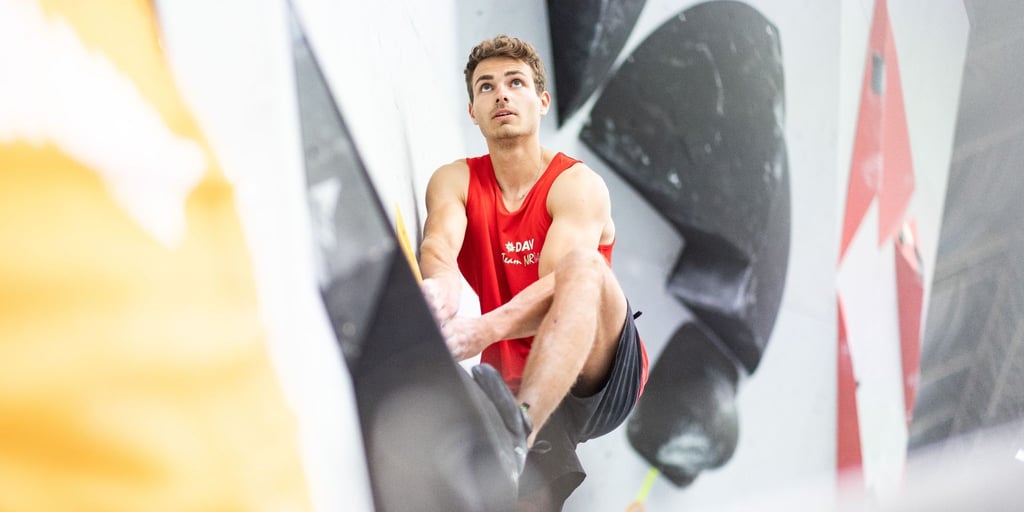 Will eine EM-Medaille: Kletterer Yannick Flohé.