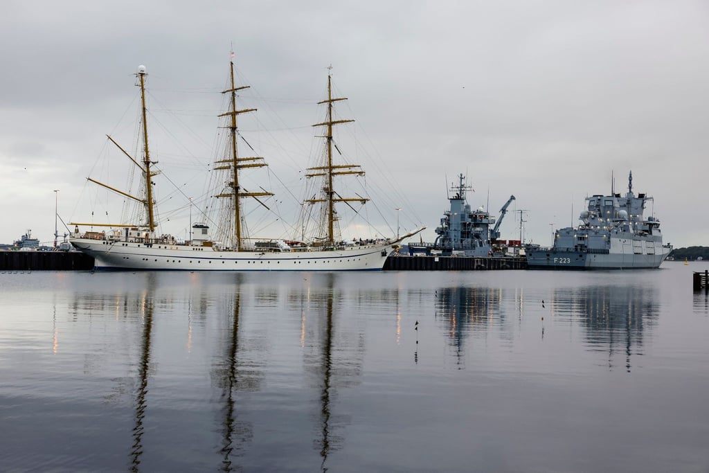 Das Segelschulschiff „Gorch Fock“.