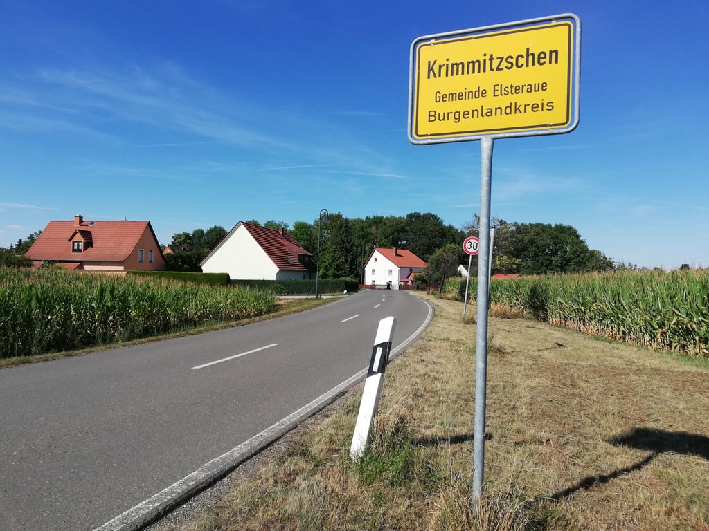 Krimmitzschen hat 31 Einwohner und ist damit der kleinste Ort in der Elsteraue.