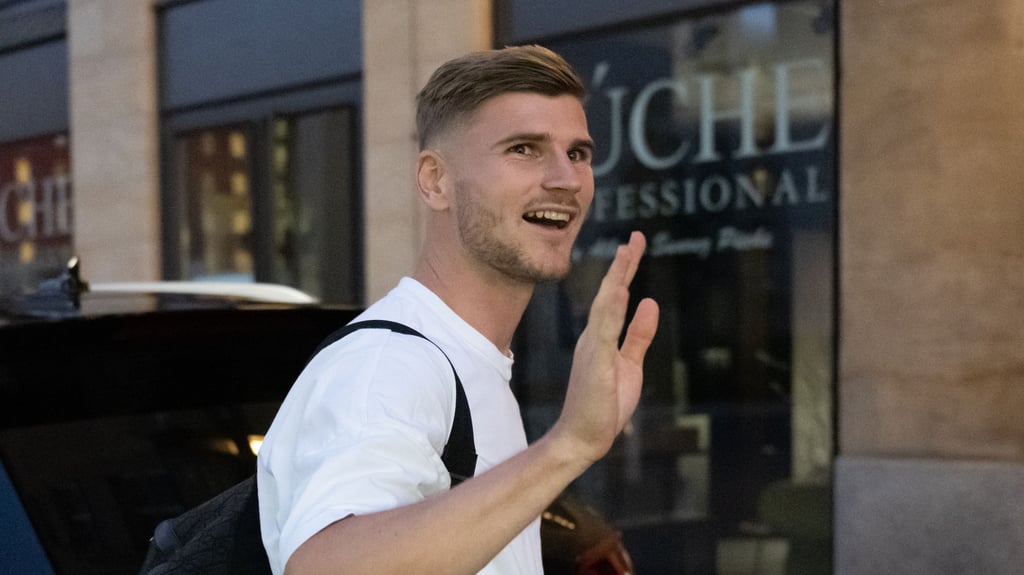 Timo Werner im Dress von RB Leipzig vor zwei Jahren.