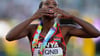 Hat den Weltrekord über 1500 Meter knapp verfehlt: Die Kenianerin Faith Kipyegon.