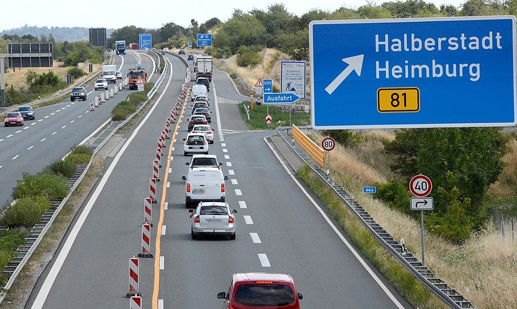 Die Baustelle zwischen Halberstadt/Heimburg und Blankenburg-Ost auf der A 36 verschwindet nach vier Monaten.