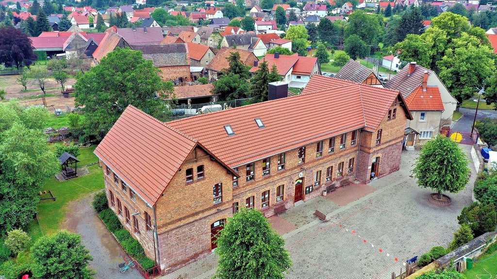In der Grundschule in Großörner wächst die nächste Generation des Jubiläumsortes heran.
