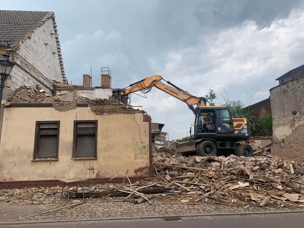 Abrissarbeiten am alten Gasthof sind abgeschlossen