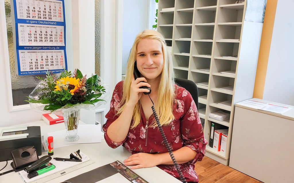 Lena Wernecke wurde nach ihrer Ausbildung in der Stadtverwaltung übernommen und ist auf die neuen Aufgaben gespannt.