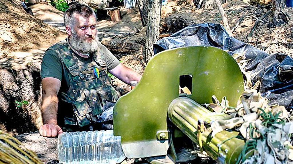 Einsatz der Territorialverteidigung der Ukraine im Raum Saporischja.