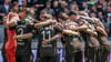 Einschwören im Mannschaftskreis vom FC St. Pauli.
