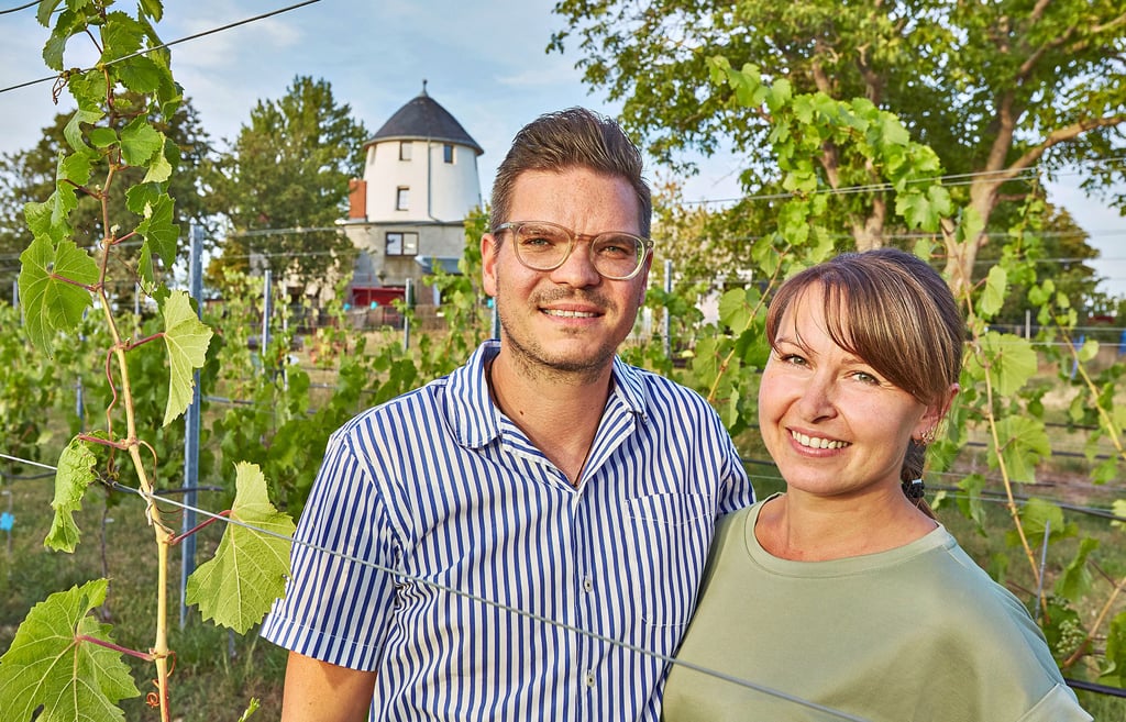 Frank und Maryia Teßner haben in der Mühle in Crüchern ihr Glück gefunden.