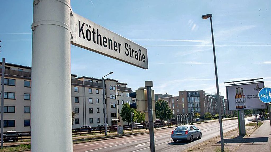 Die Köthener Straße wird zur Baustelle.