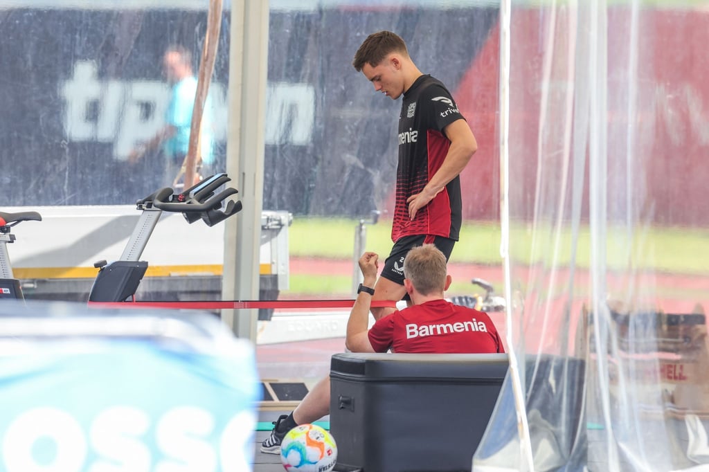 Trainiert momentan auf Ibiza: Bayer-Youngster Florian Wirtz.