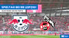 RB Leipzig gegen 1. FC Köln